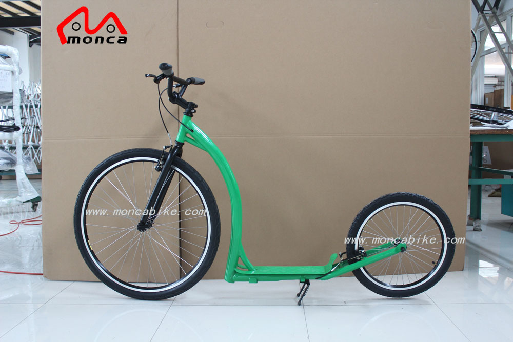 Adult Foot Scooter Kick Scooter with Hi-Ten Steel Frame