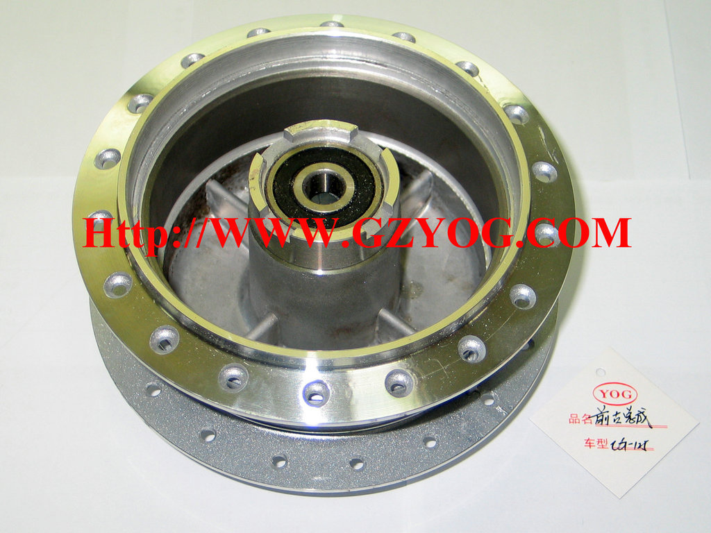 Yog Motorcycle Spare Parts Front Wheel Hub Complete Cg125 Dy100 Jh70 Bajaj Boxer Tvs Star for Honda Suzuki Cgl125 Gl150 YAMAHA