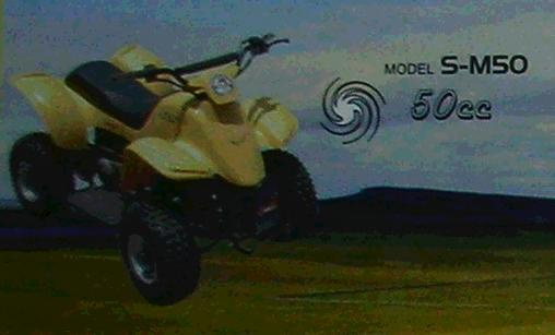 50CC ATV (MODEL S-M50) Motorcycle Bike (S-M50)