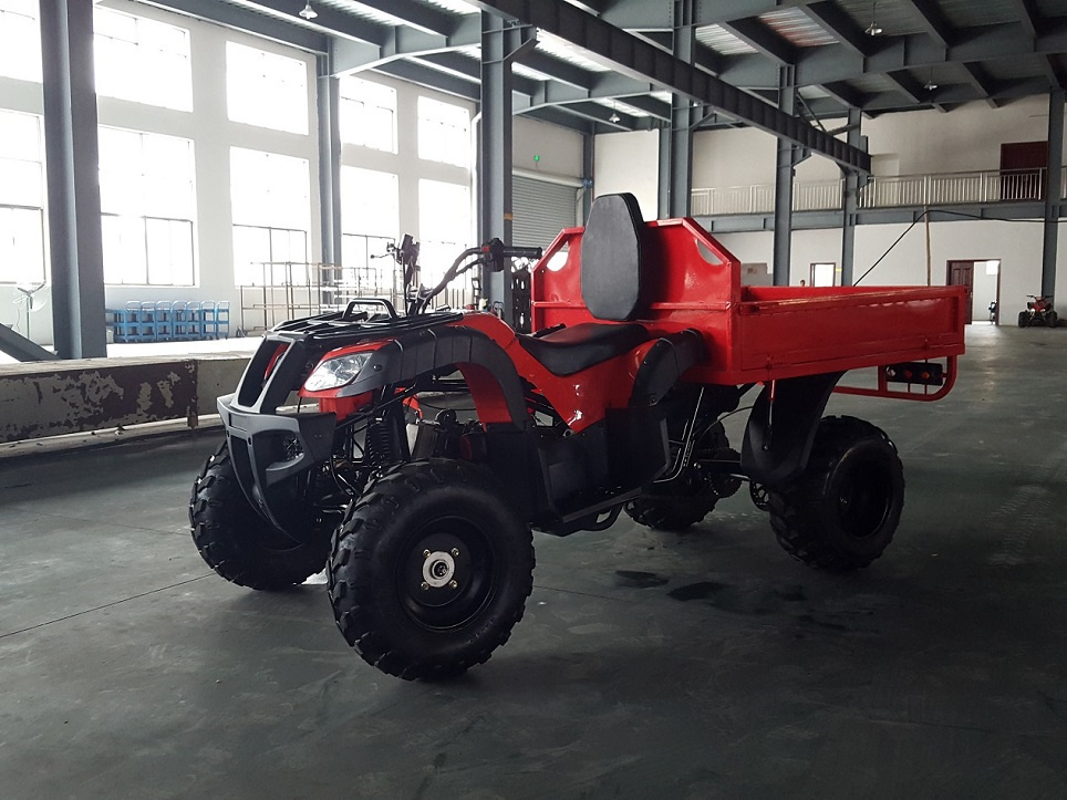 2015 New Farmer Utility Quad Farming ATV Tipping