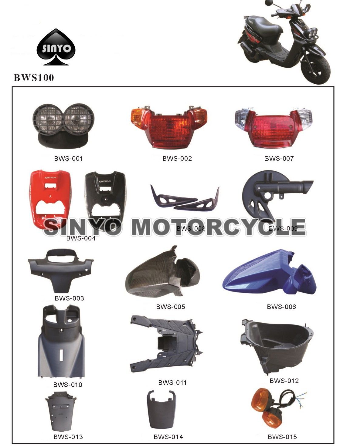 YAMAHA Nice Design Scooter Parts