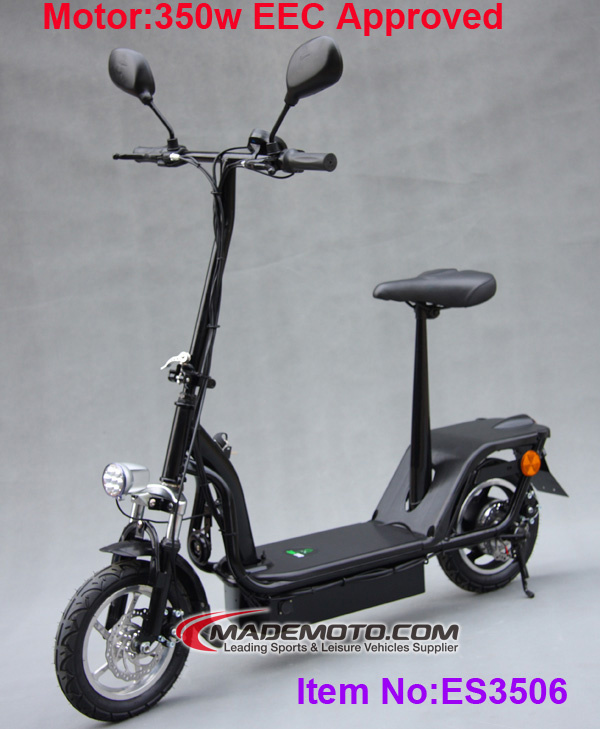 350W or 500W Optional EEC Electric Scooter with Pedal