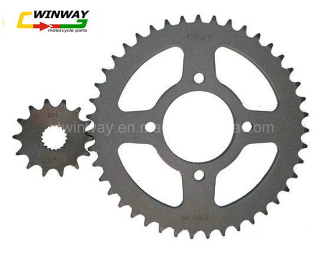 Ww-5511 Wy150 Wheel, 428-43t, 14t, A3 Steel (SAE Q235) , Motorcycle Sprocket
