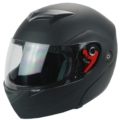 Matt Black Flip up Modular Helmet (ST-817)