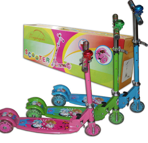 Scooter, 3 PVC Wheels Scooter with Light (SP47-03)
