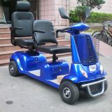 Two Seat Heavy Duty Mobility Scooter with Shield (DL24800-4)