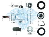 Rear Wheel Parts (HN110GY-5B)