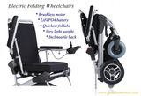 2015 New Version! 1 Second Folding! Power Electric Wheelchair FDA Approved, The Best in The World