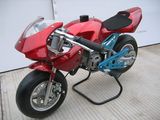 47cc, Single-Cylinder, Air-Cooled, 2-Stroke Pocket Bike (JZ-001)