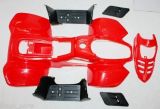 Red 70cc Quad Plastics Fairing Fenders Guards Cover