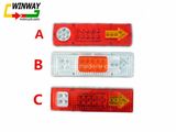 Ww-7193, Motorcycle Rear Lamp, Tail Lamp, Motorbike Part, Brake Light,