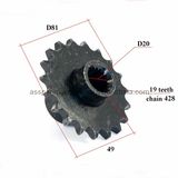 150cc ATV 19 Teeth Front Sprocket for 428 Chain (EGO50)