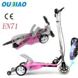 China Manufacturer CE Approval Flashing Front Wheel Kick Scooters Kids Toy