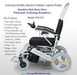 10 Times Longer Life Electric Power Wheelchair