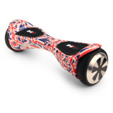 UK Flag Painted Self Balancing Scooter Hoverboard with White LED Lights