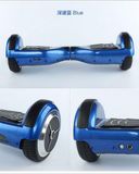 Hot 6.5inch Two Wheel Smart Electric Skateboard Scooter-Blue