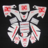 White Color 3m Decals Sticker for Crf50 Motorcycle (DS005)