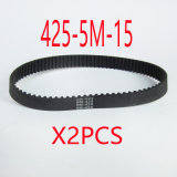 (2X) 425-5m-15 85teeth Electric Bike E-Bike Scooter Drive Belt Replacement Electric Scooter Parts
