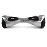 Silver Chromed Self Balance Scooter Hoverboard with White LED Light