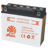 Dry Charged Motorcycle Battery 12N7-3A with CE UL certificate