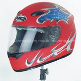 Red Color ABS Helmet/Full Face Helmet/Safety Helmet (AH014)