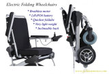 CE Golden Motor E-Throne 8''10'', 12''electric Power Folding Wheelchair for Sale in China