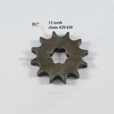 428 Chain 12 Teeth Sprocket for 17mm Shaft (EGO47)
