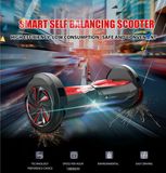 2016 Electric Scooter LED Light Bluetooth 2 Wheel 8 Inch Self Balancing Hover Board Electric Scooter