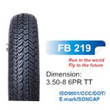 CE Certified Motor Part Bias Tyre, Scooter Tire 3.50-8