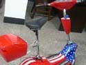 American National Flag Electronic Scooter