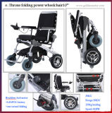 Golden Motor 8'', 10'', 12'' E-Throne Reclining Small Lightweight Hadicapped Power Electric Wheelchair for Disabled People