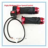 24V 36V 48V Twist Throttle Hand Grip with H/M/L Speed Switch for Electric Scooter, Pocket Bike, Mini Dirt Bike & Mini ATV-Quads