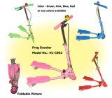 Frog Scooter with Colorful Pedal