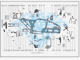 Frame Assembly for ATV250 (BS250S-11B)