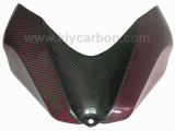 Airbox Tank Cover Red Hybrid Kevlar