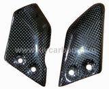 Carbon Fiber Passenger Heel Guards for Ducati Monster S2r S4RS