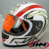 Full Face Helmet/ White (ST-985)