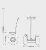 Electric Scooter with 1000W Brushless Motor, Aluminum Fully.
