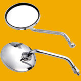 Silver Motorbike Rearview Mirror, Motorcycle Rear Mirror for Mototcycle