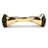 Gold Chromed Self Balance Scooter Hoverboard with White Red LED Light