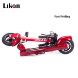 2016 100% New Arrival Original Design Electric Scooter, Portable, Easy Folding, 36V, 350W 30km/H, Escooter with Front and Rear Disc-Brake.