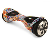 Grafitti Painted Self Balancing Scooter Hoverboard with White LED Lights