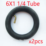 (2X) Qind 6inch 6X1 1/4 Scooter Inner Tube Bent Valve Electric Scooter Dirt Bike Inner Tube