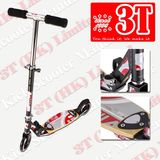 145mm PU Wheel Wooden Deck Suspension Adult Kick Scooter