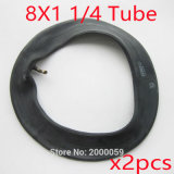 (2X) Qind 8 Inch 8X1 1/4 Scooter Inner Tube with Bent Valve Suits a-Folding Bike Electric / Gas Scooter Innova Tube