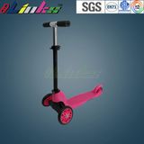 Colorful Plastic Scooter with Changeable Step Board Height Adjustable