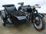 CE-Three Wheel Motorcycle (CJ750 Black 32HP)