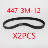 (2X) 447-3m-12 149teeth Electric Bike E-Bike Scooter Drive Belt Replacement Electric Scooter Parts