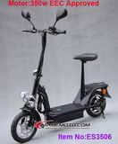 350W or 500W Optional EEC Electric Scooter with Pedal