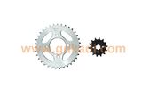 Motorcycle Sprocket Set for Ax4 Motorbike Accessories 36t Sprocket 14t Gear